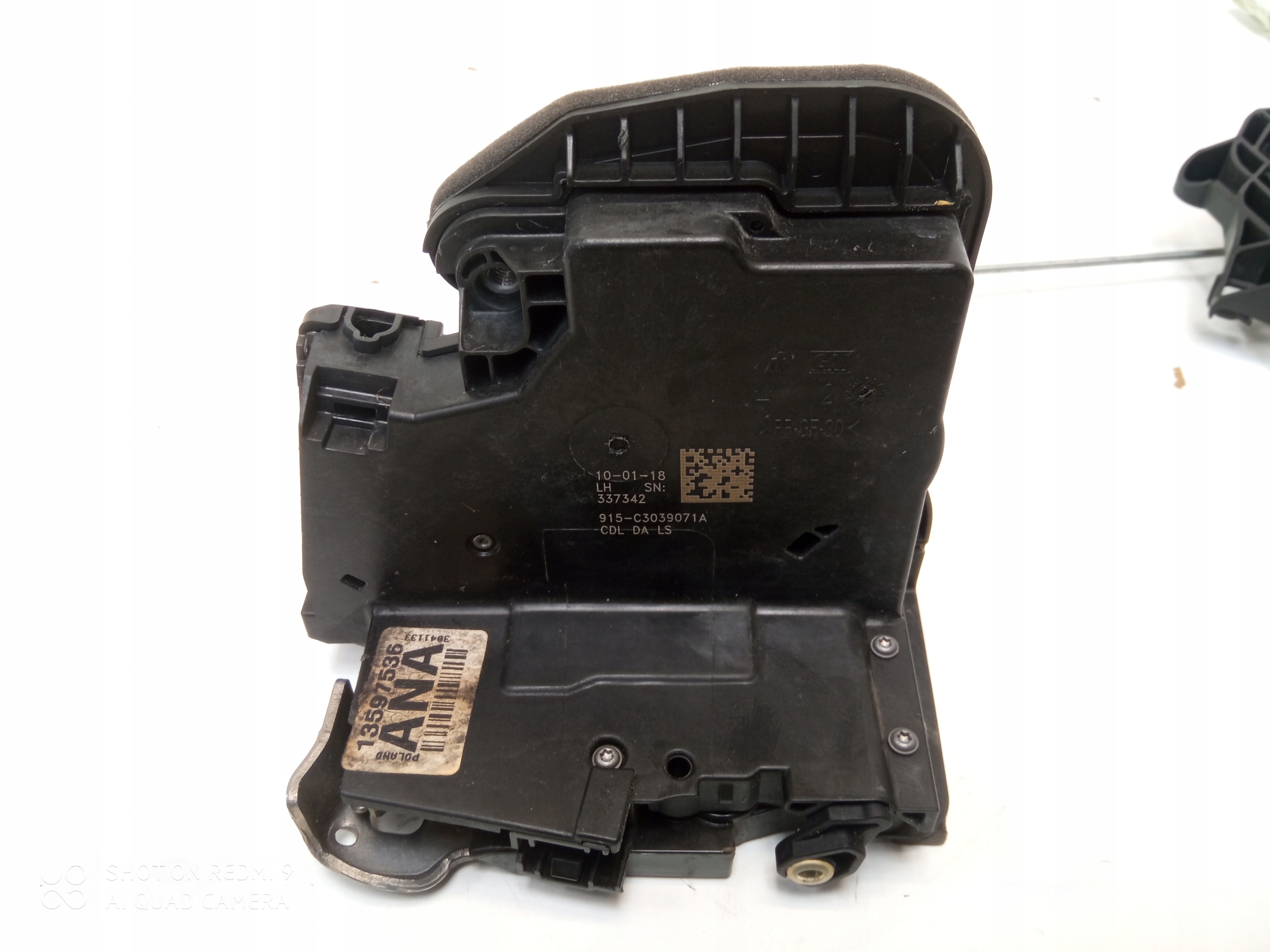 OPEL ASTRA K lock door left front 13597536