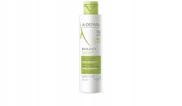 A-derma Biology Organiczny dermatologiczny płyn do demakijażu 200ml
