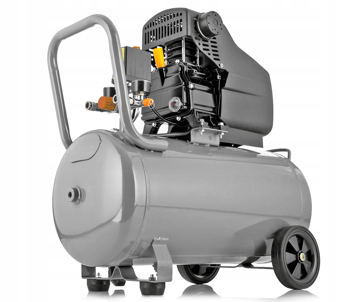 KOMPRESOR OLEJOWY SPRĘŻARKA POWIETRZA TŁOKOWA MOCNY 50L 8 BAR + OLEJ Typ kompresor olejowy