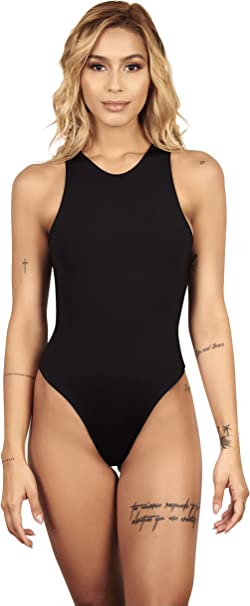 Dámské Body Lonarc Černé S Ramínky Xs