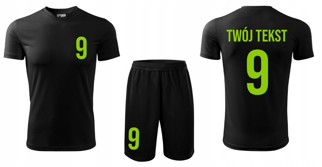 

Strój Piłkarski Z Własnym Nadrukiem Napisem Wf 158
