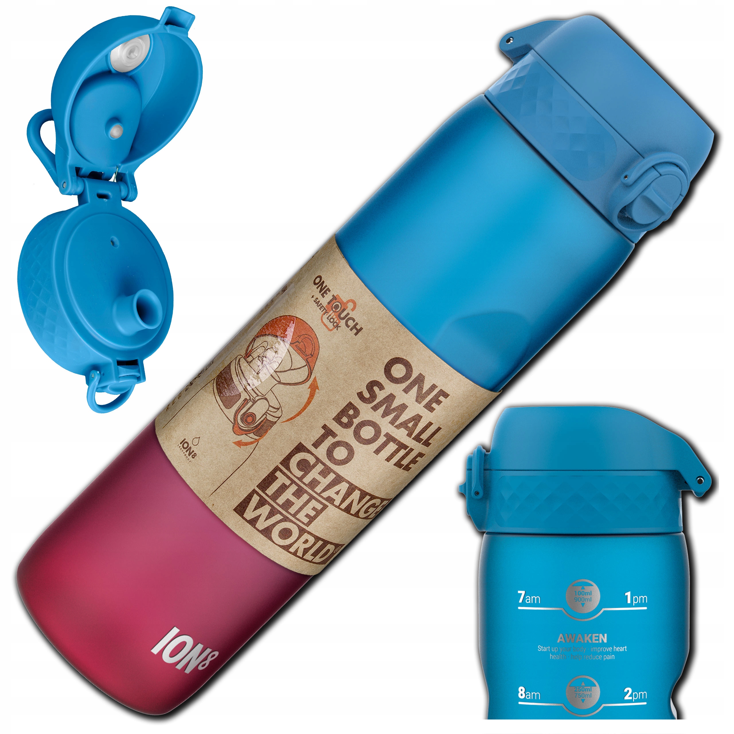 

Bidon Butelka Sportowa ION8 1000 ML Motywacyjna
