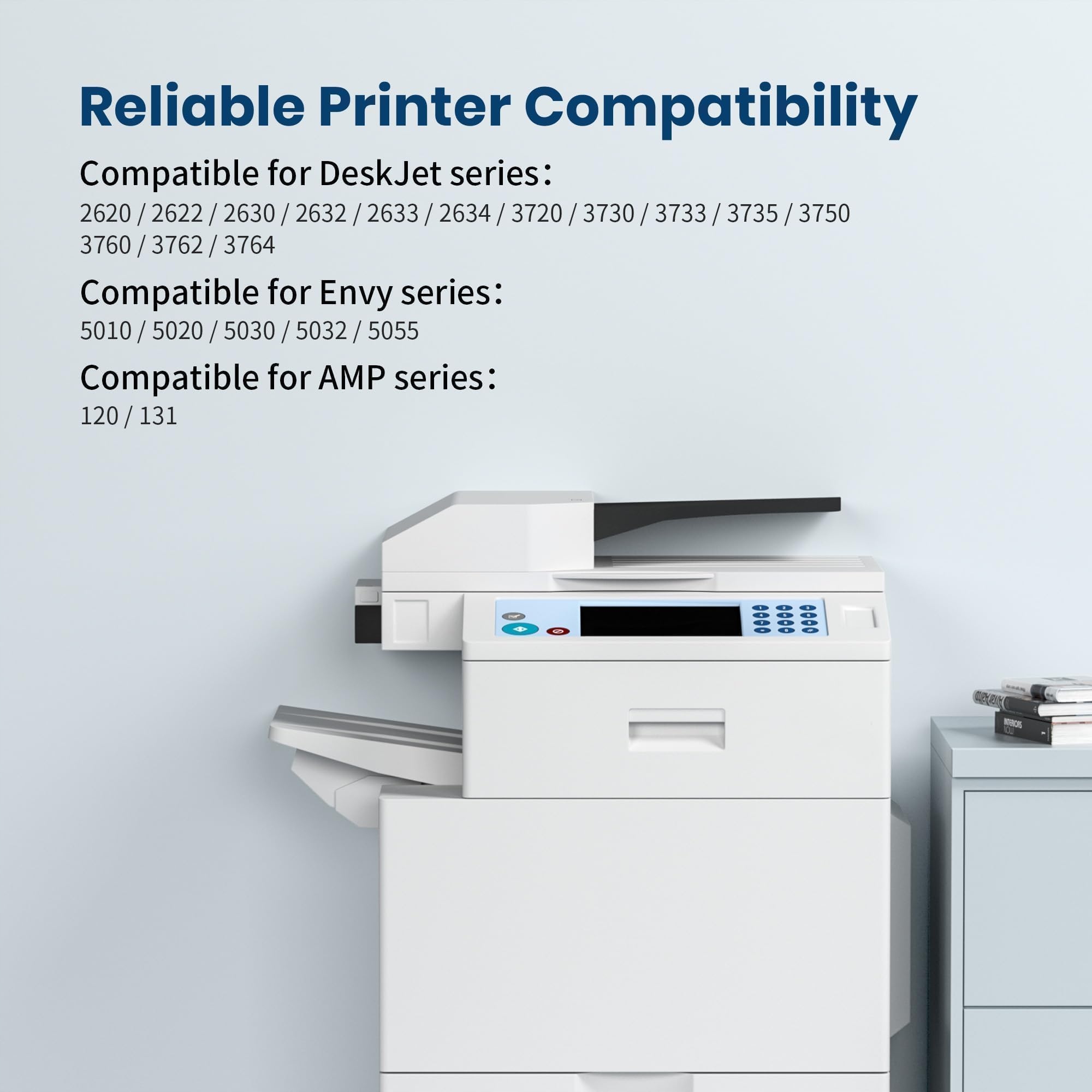 HP Zestaw Tuszy 304 XL Czarny Kompatybilny do Envy Deskjet 2 Sztuki — miniatura 3