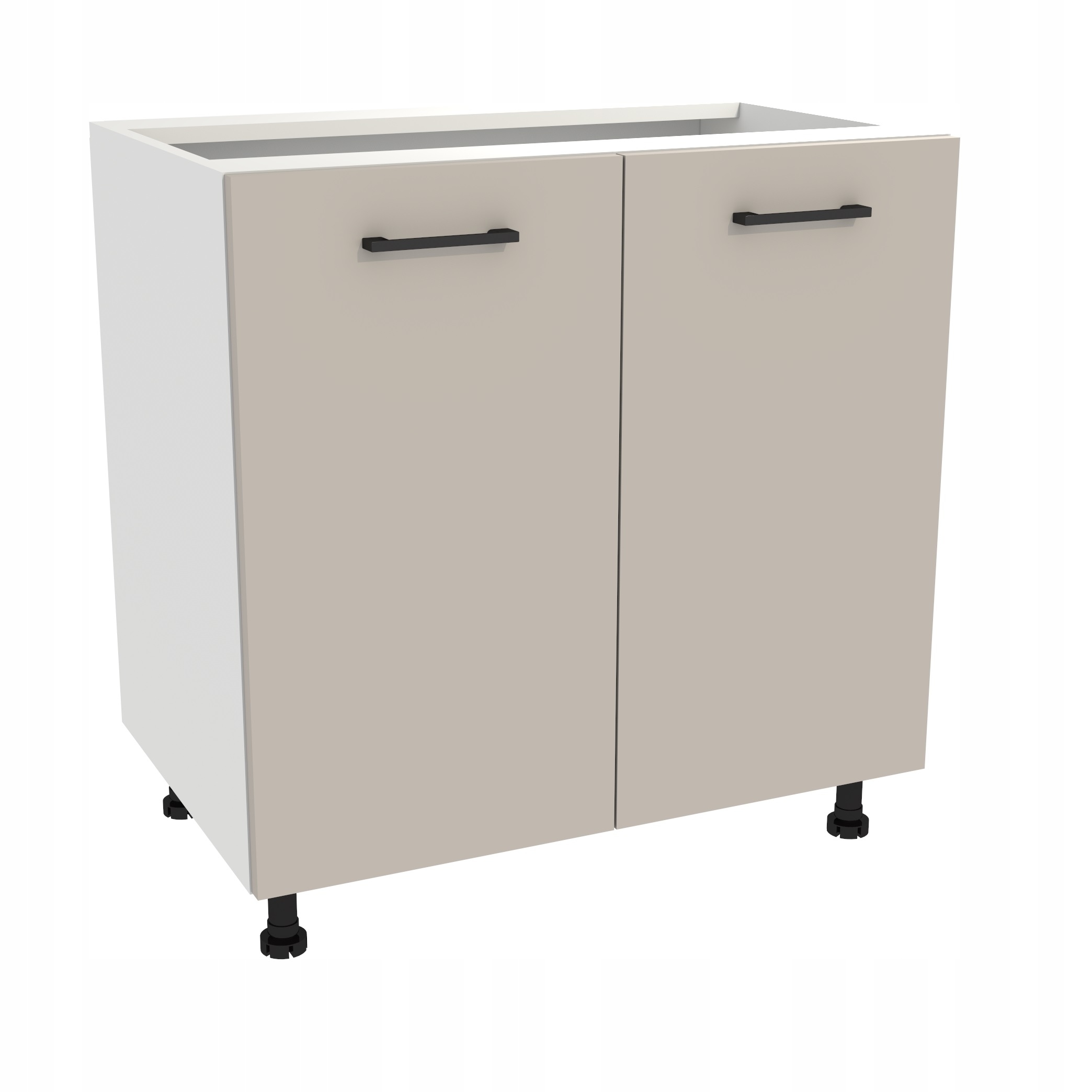 Spodná kuchynská skrinka 80 Capri korpus Biela predná časť Kašmír