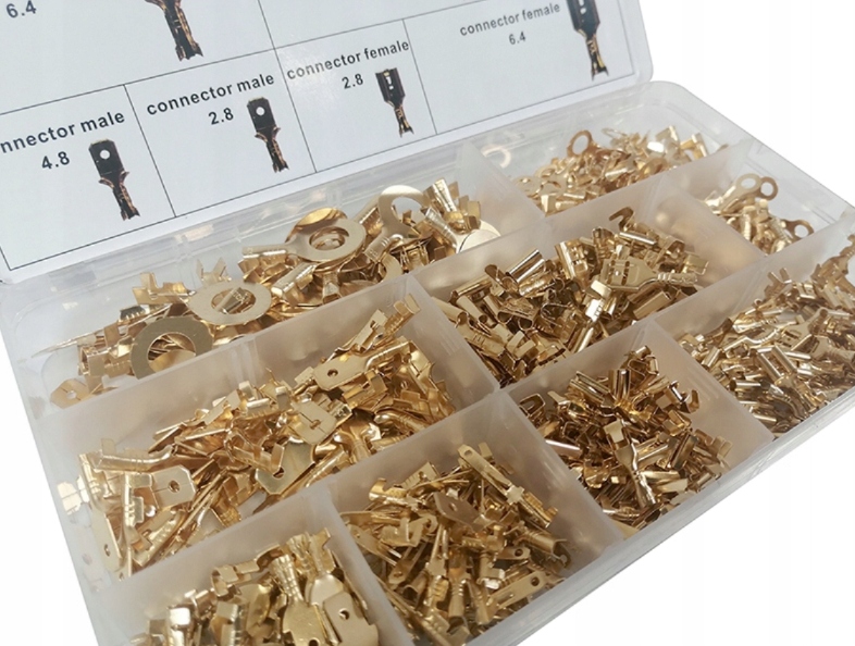 KONEKTORY SAMOCHODOWE KABLOWE WSUWKI ZESTAW 450sz Kod producenta 450