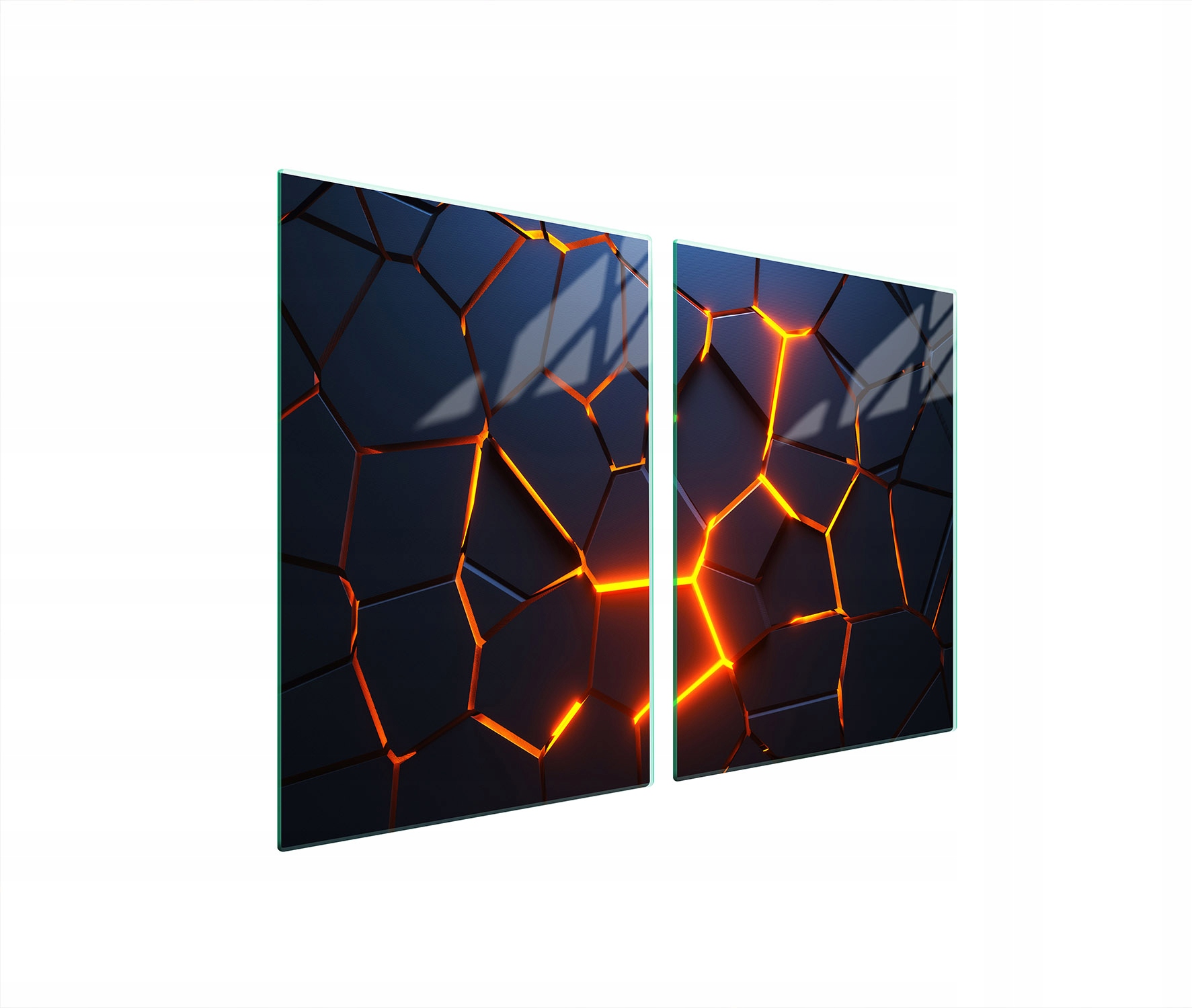 Skleněná Ochranná Deska Do Kuchyně 2x45x52 Magma Tvrzené Sklo