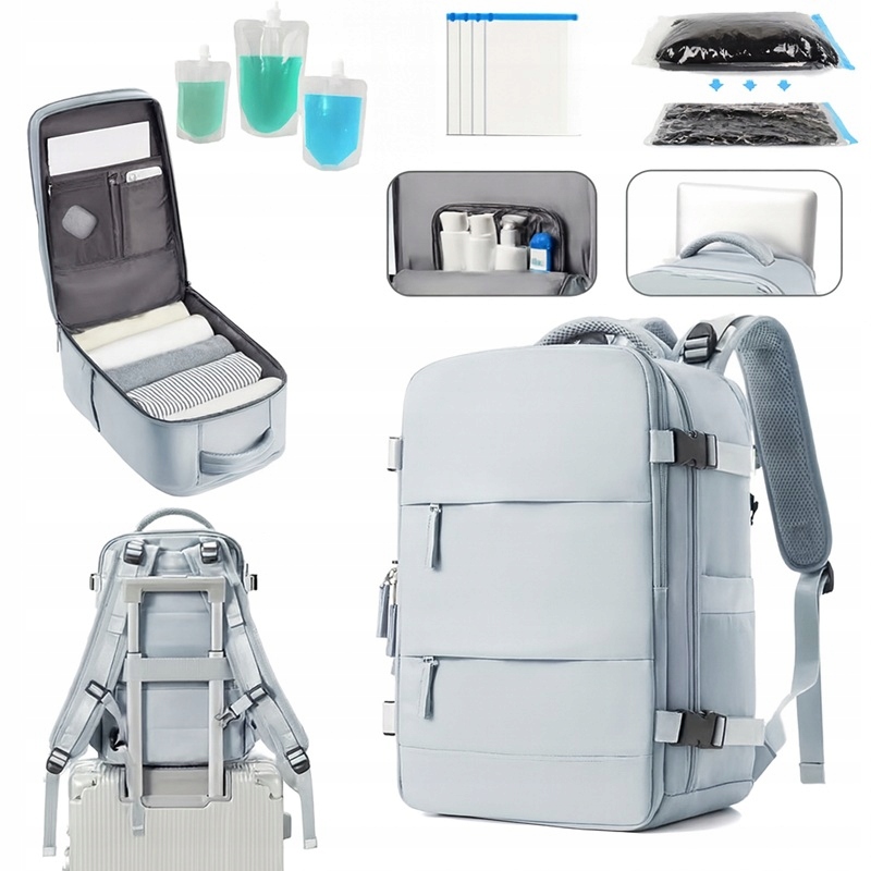 Plecak Kabinowy 40x30x20 do Samolotu Ryanair Wizzair Bagaż Podręczny