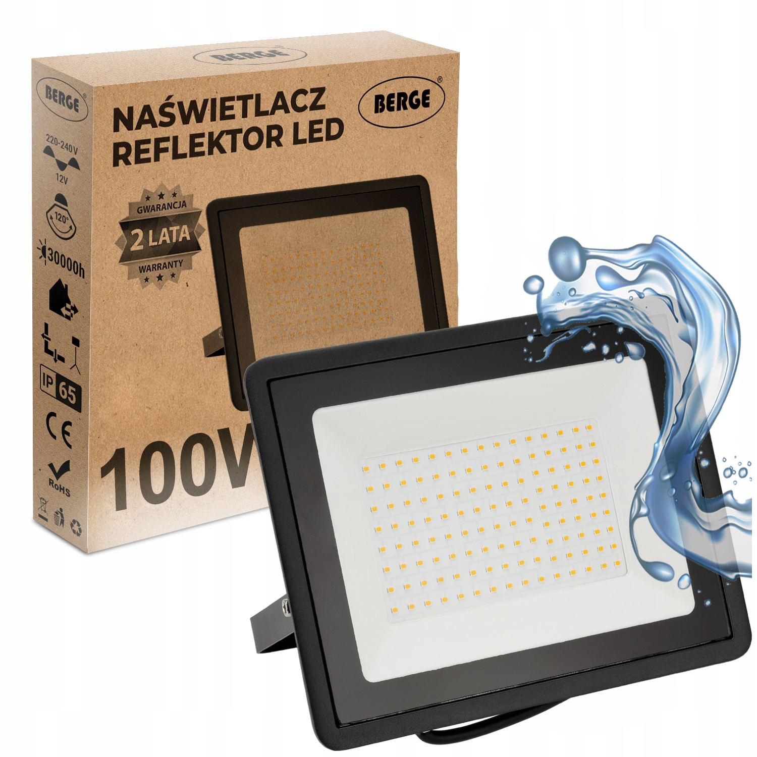 

Halogen Naświetlacz Led 100W 600W IP65 Premium