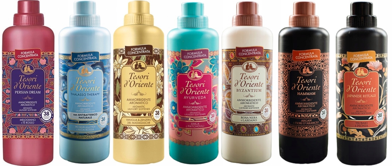 Tesori d'Oriente Sada 7 x italský tekutá aviváž 760 ml Ptvabhj