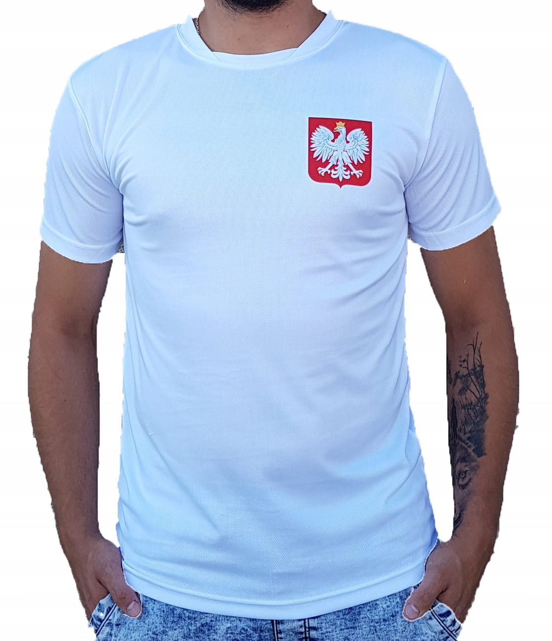 Męska Koszulka Kibica Reprezentacji Polski Polska XL