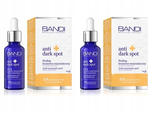 2x Bandi Silně rozjasňující kyselinovo-enzymatický peeling 30 ml