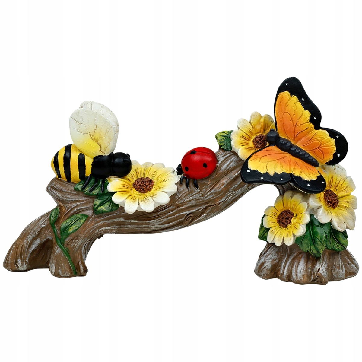 Figurka dekoracyjna na pniu SCENKA PIEŃ WIOSNA