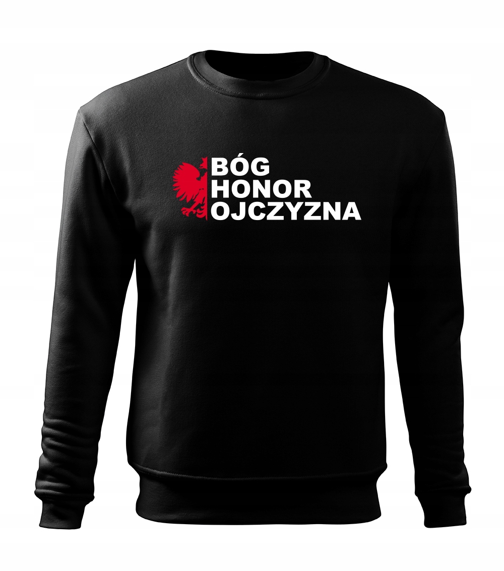 

Bluza Patriotyczna Bóg Honor Ojczyzna Prezent S