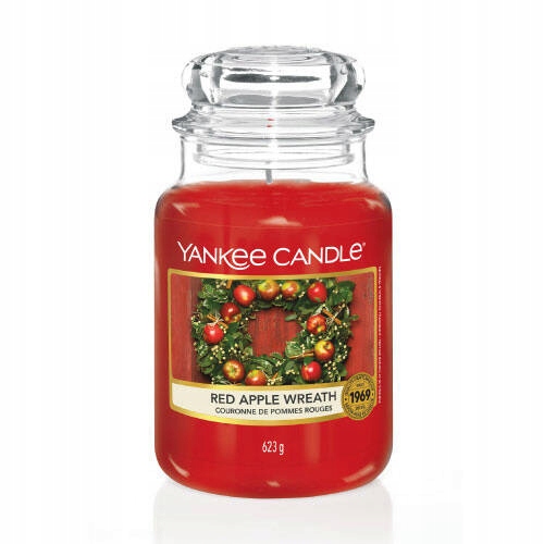 

Red Apple Wreath Yankee Candle duża świeca