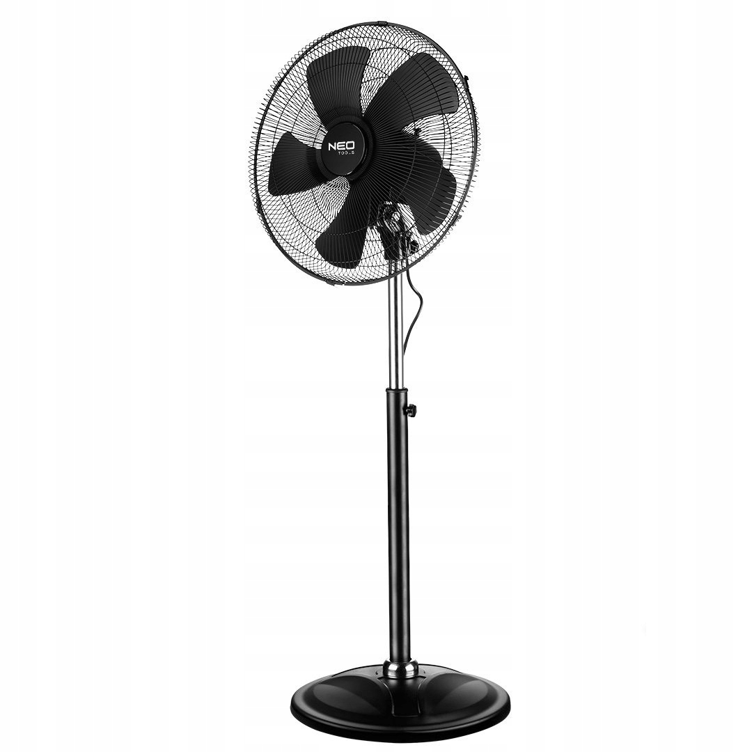 Podlahový ventilátor 100 W, priemer 45 cm, 3 rýchlosti, oscilácia