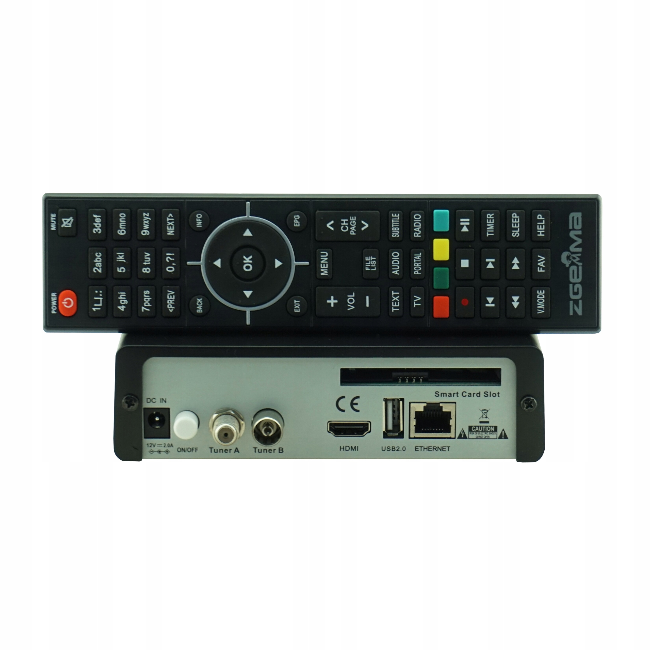 TUNER ZGEMMA H8.2H DEKODER DVB-T2 HEVC ENIGMA2 E2 ADAPTER WiFi Model H8.2H