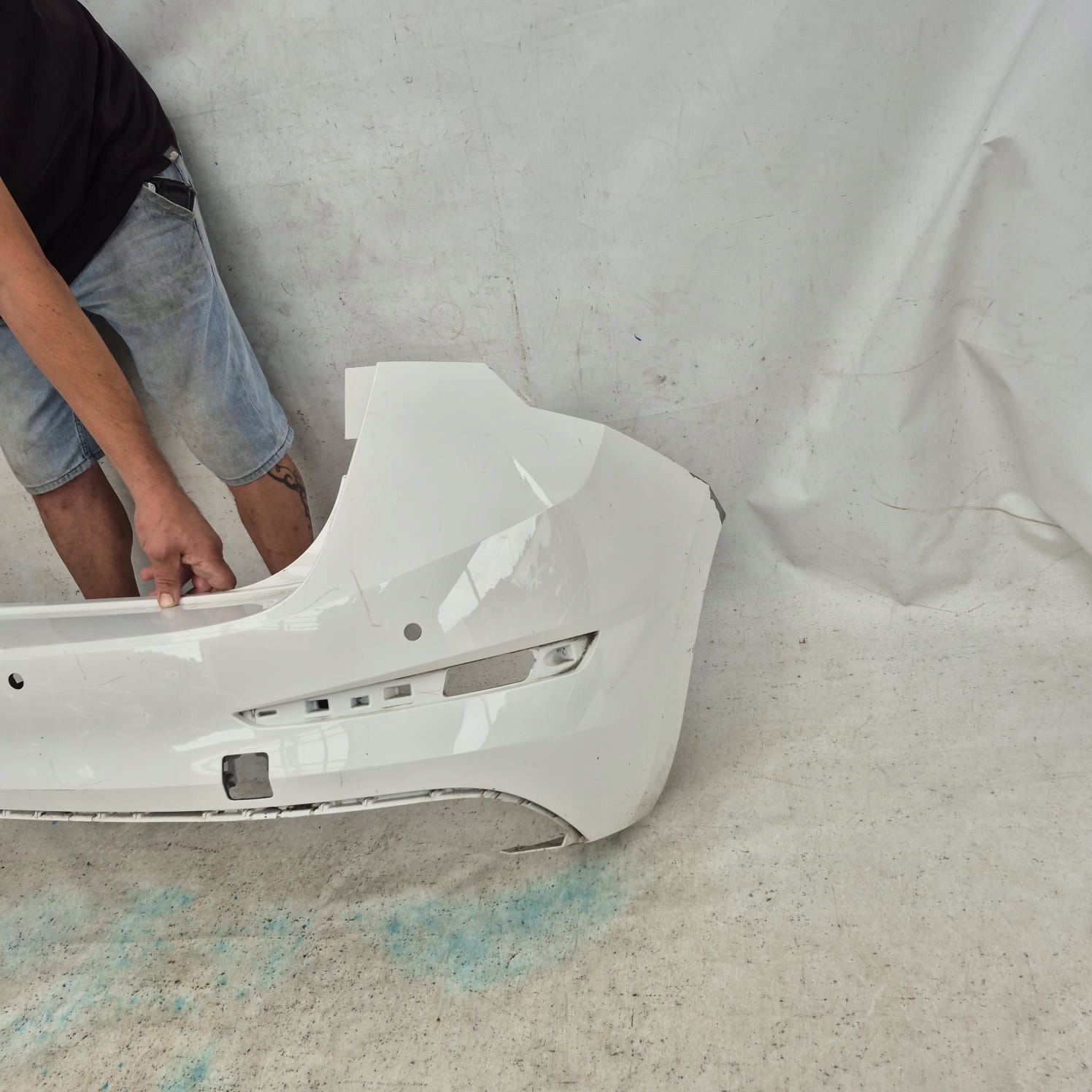 SKODA SCALA 19- bumper rear part rear PDC