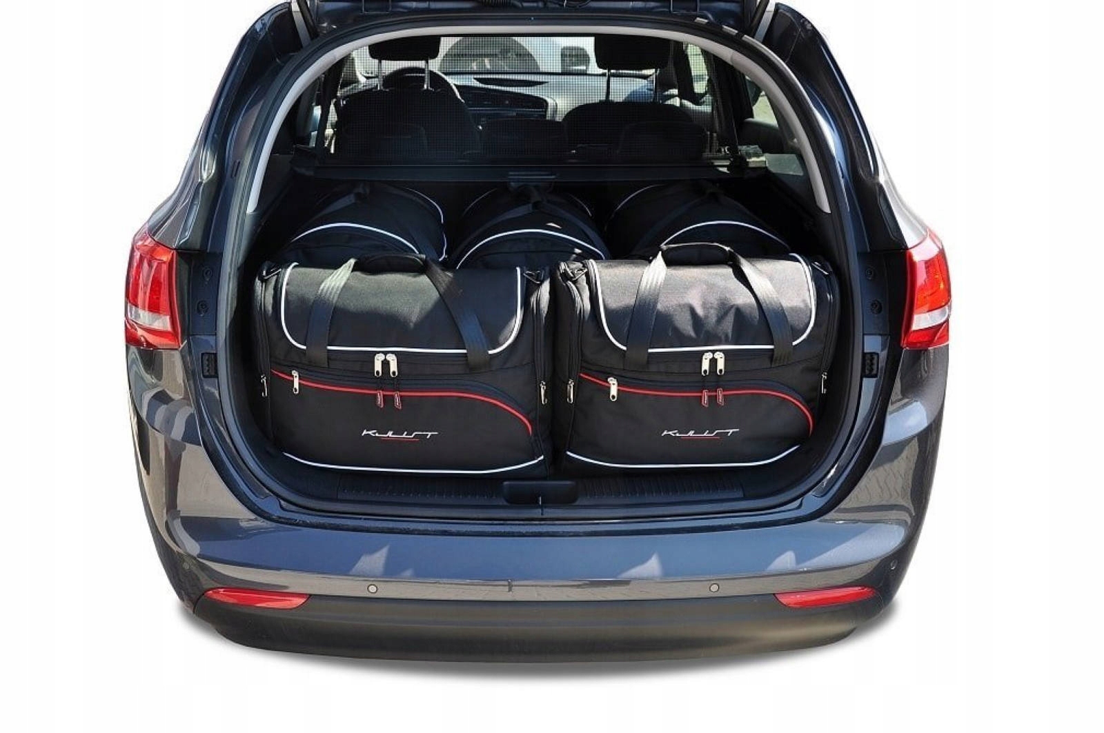 J&j Automotive Sada 5ks cestovných tašiek Aero pre Kia Cee'd Kombi 2012-20