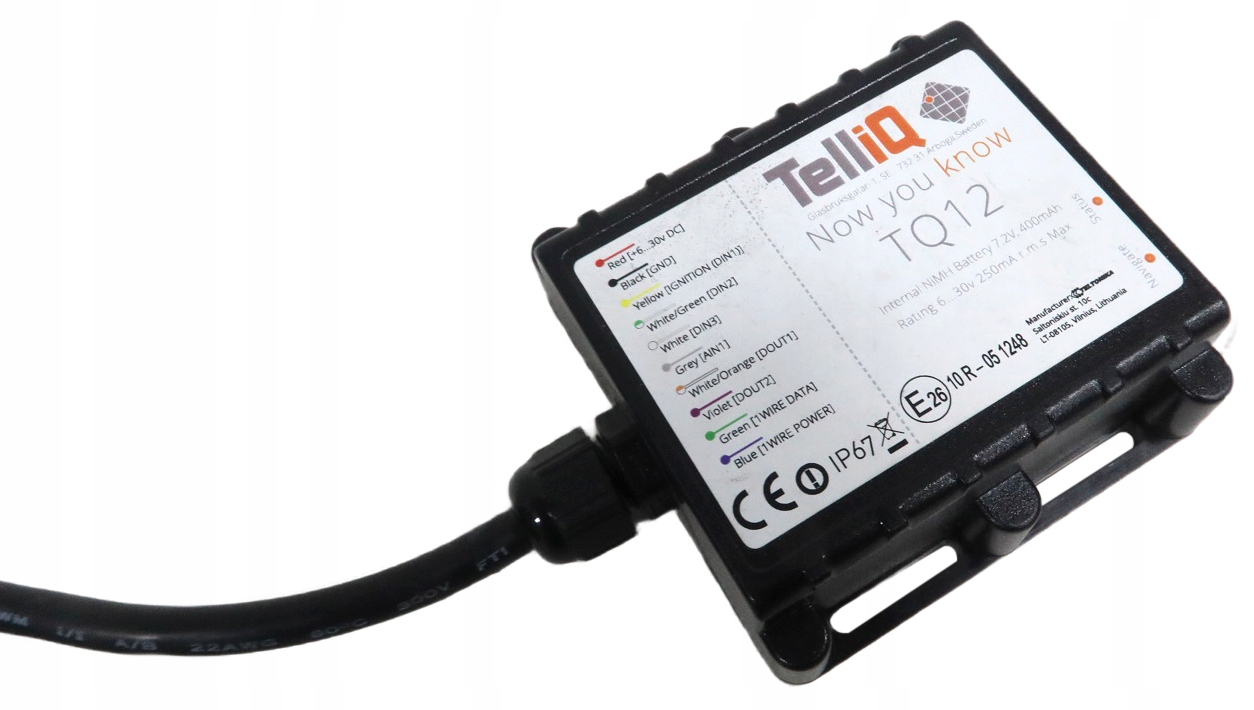 NADAJNIK STEROWNIK LOKALIZATORA GPS MODUŁ TELLIQ TQ12 Marka inny