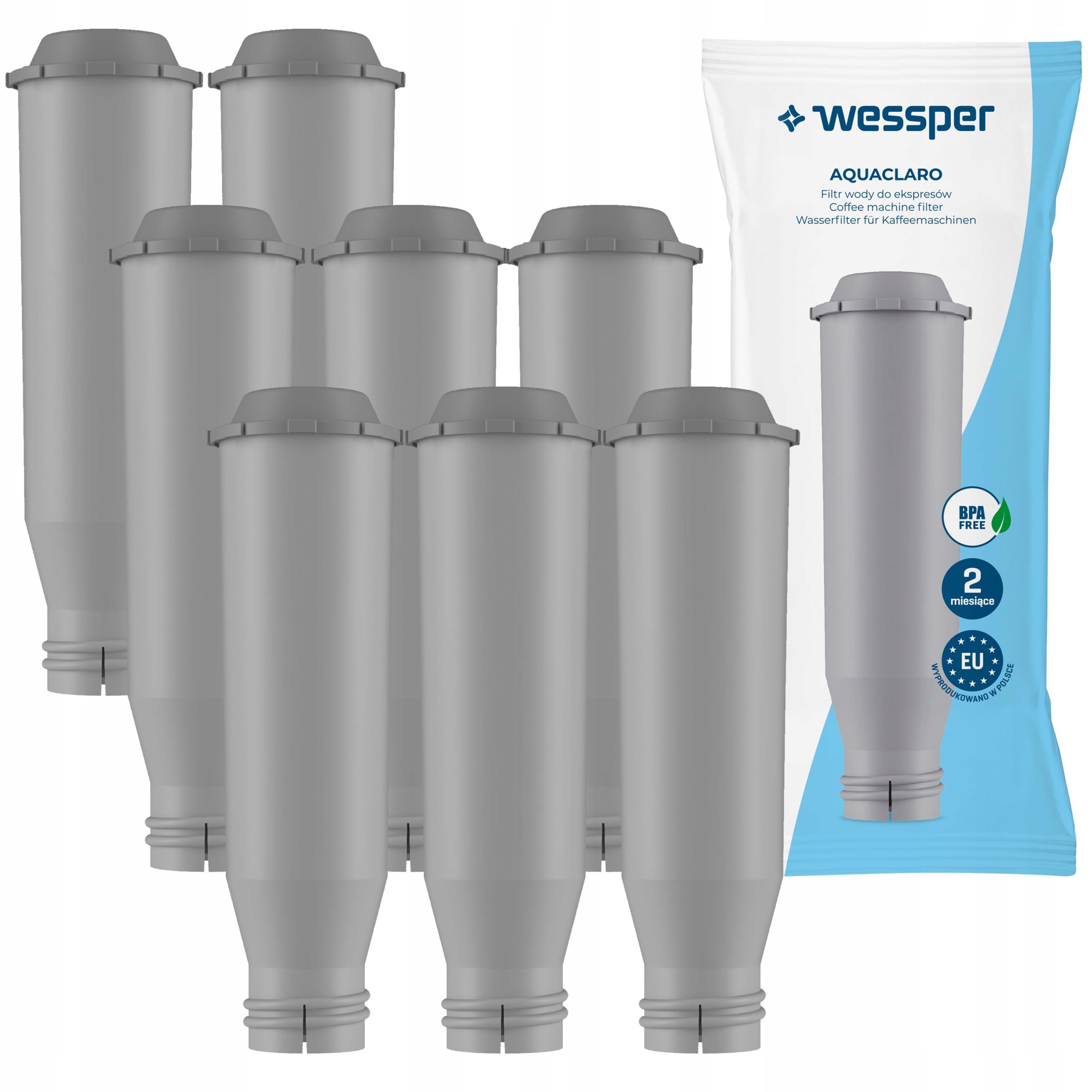 Náhradní filtr do kávovaru Nivona a Krups – vodní filtr Wessper 8 ks