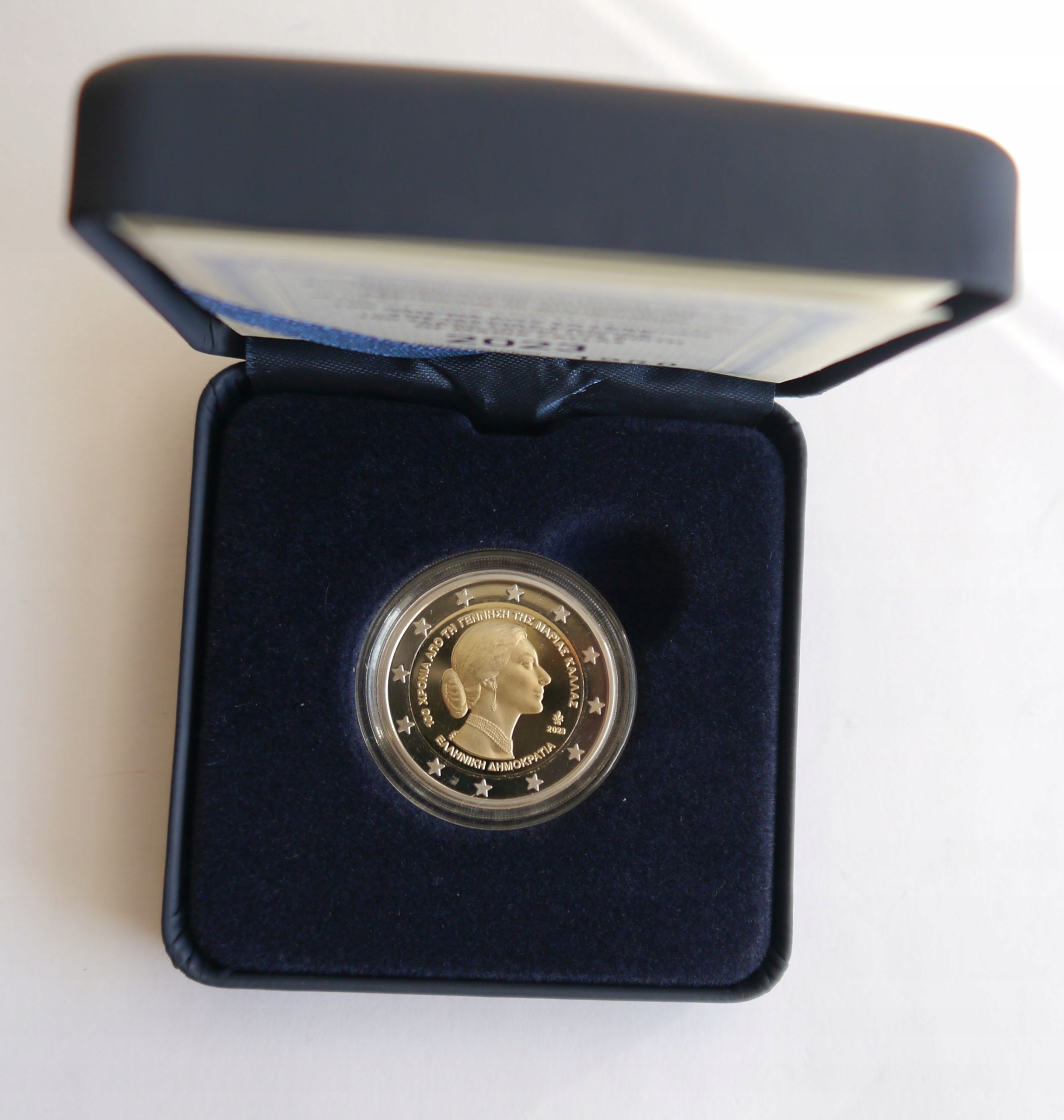 GRECJA 2 EURO 2023 PROOF MARIA CALLAS