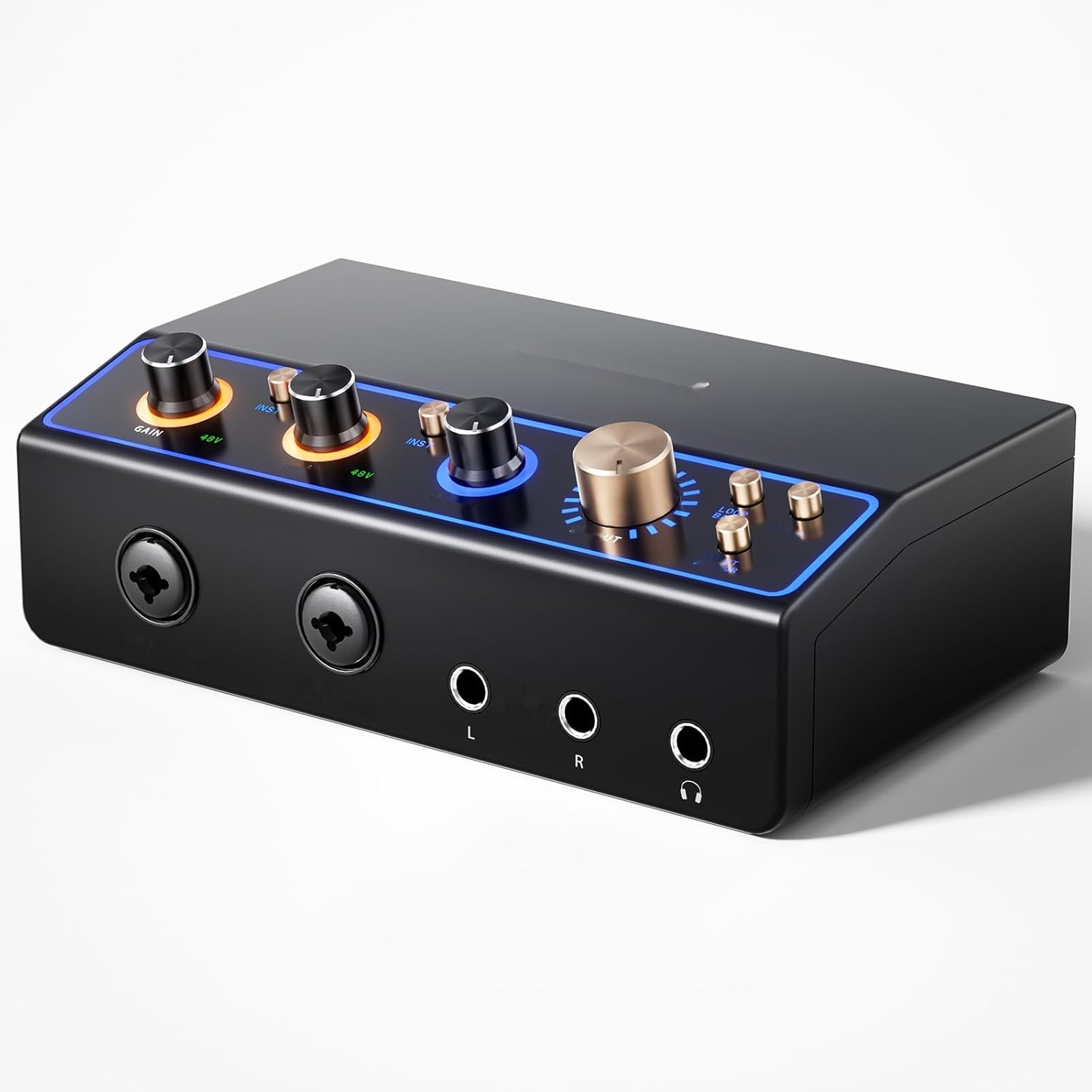 TONOR TX510 202 Interfejs audio do nagrywania/mikser audio USB 2 XLR 6,35mm