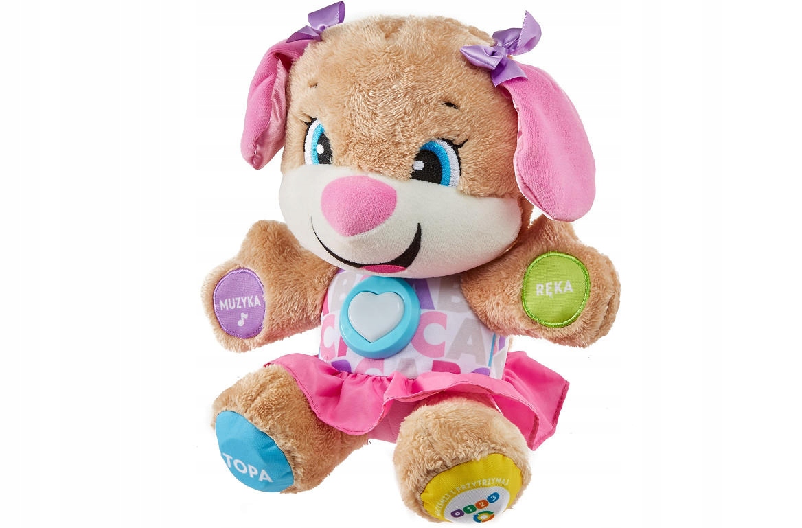 Maskotka FISHER PRICE Ucz się i śmiej! FPP63 Efekty dźwiękowe świetlne