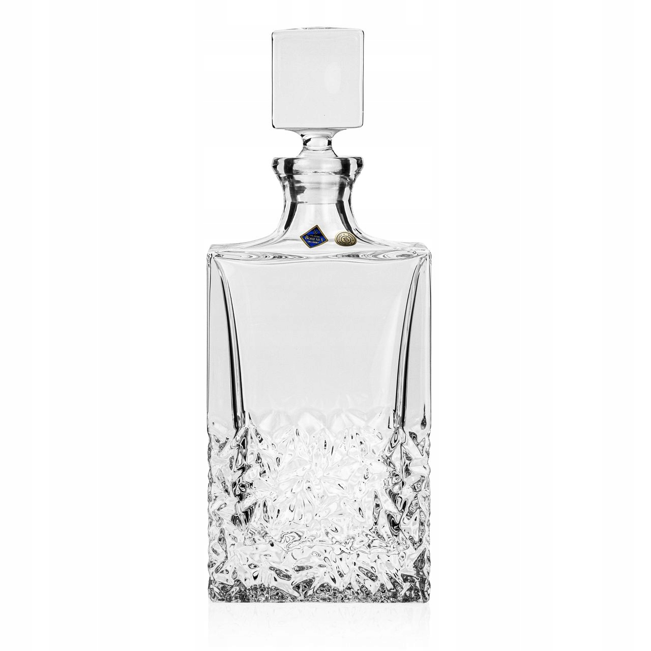 Exkluzívna Kryštálová karafa na whisky Bohemia Nicolette 1000 ml