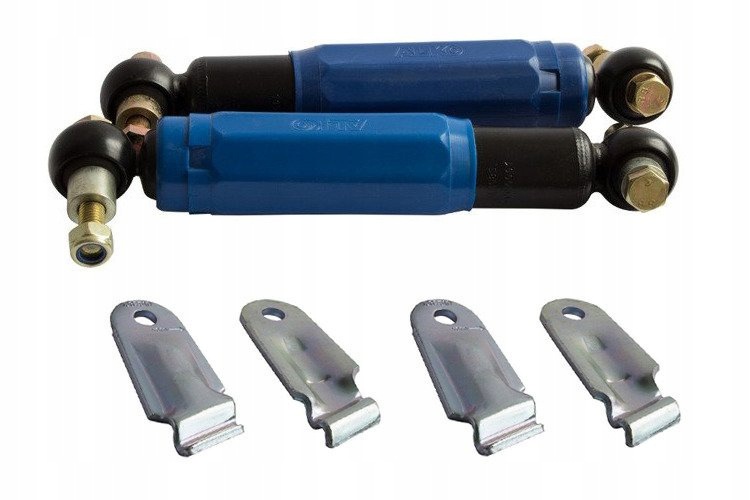 Tlumiče Al-ko pro osu přívěsu 1350-2700 kg komplet s úchyty