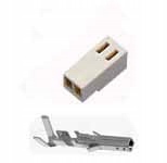 

Złącze mocy 2 pin - gniazdo raster 2.54mm - 5 szt.