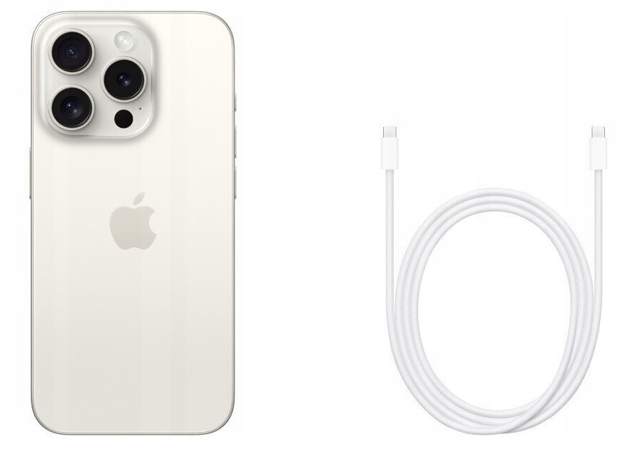 iPhone15 125GB ホワイト Smartfon Apple iPhone 15 Pro 8 GB / 128 GB 5G biały • Cena