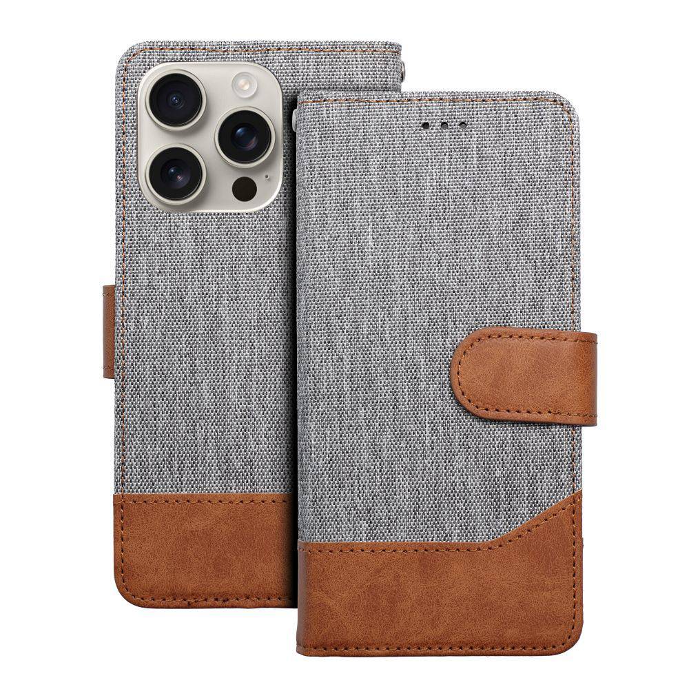 Etui Jeans Book Do Iphone 16 Plus Szary