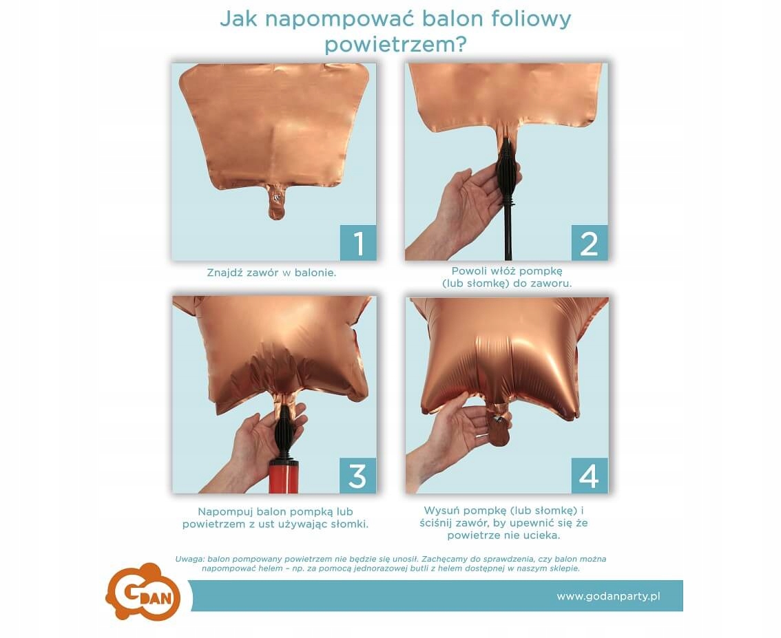 balon cyfra 1 złota  45'' 92cm |  HS-C45ZM1 — 5