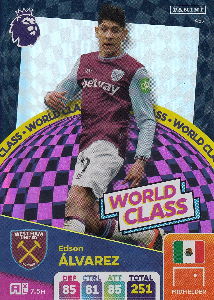 Premier League 2025 Adrenalyn XL karta World Class Alvarez 459