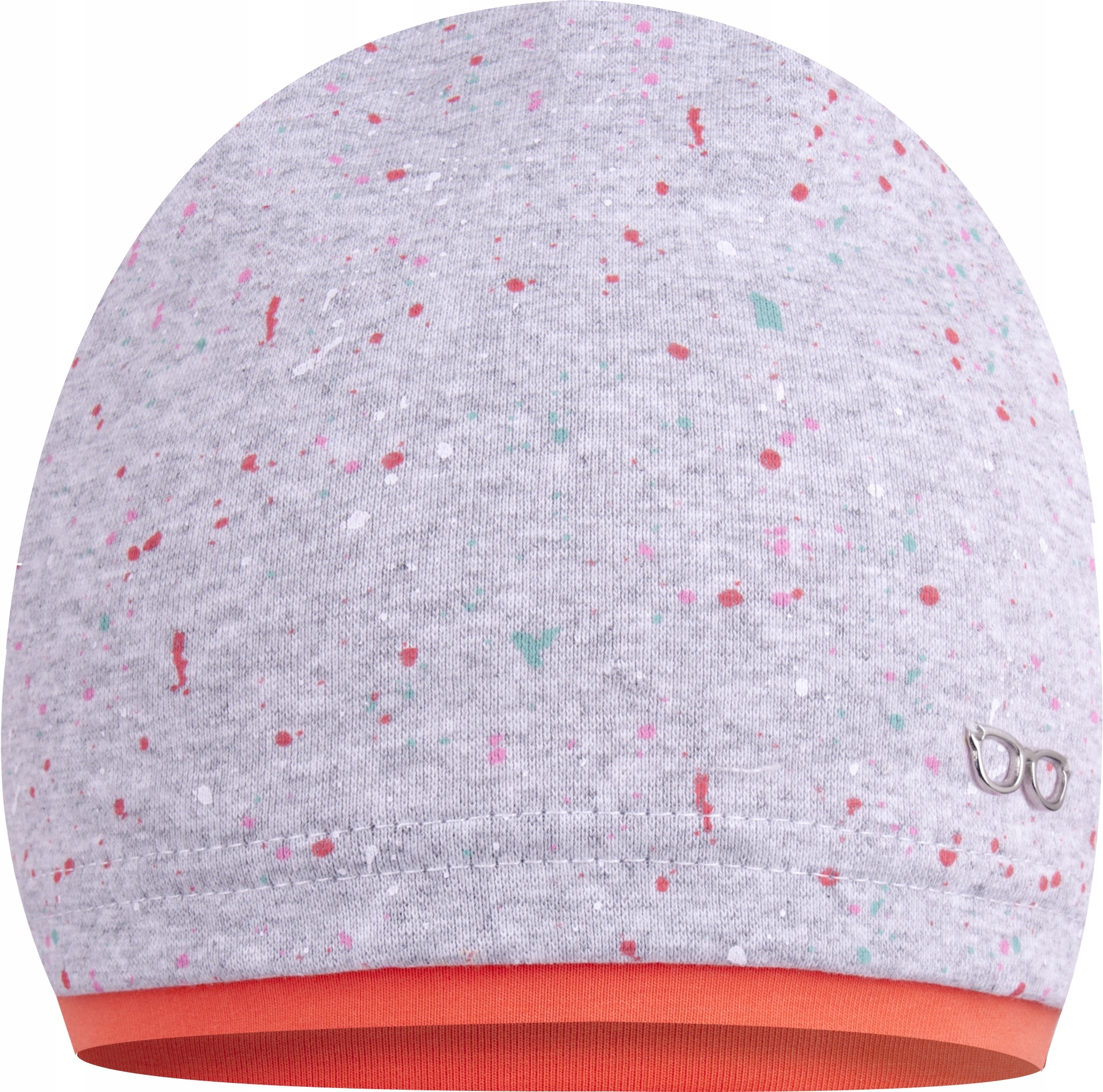 

Czapka Wiosna Jesień nakrapiana 54-56cm szara
