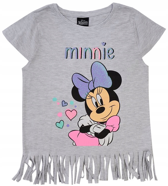 

Koszulka T-shirt Myszka Minnie Frędzle 134 R060C