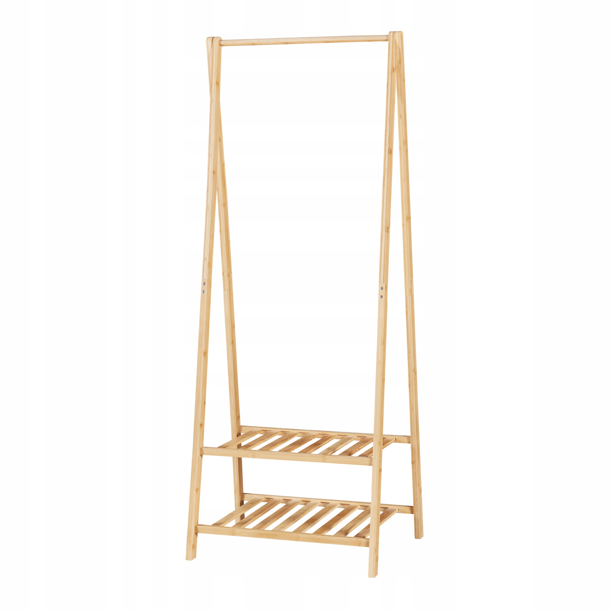 Stojící věšák na oblečení Bundy 150x60x40 cm Bambusový