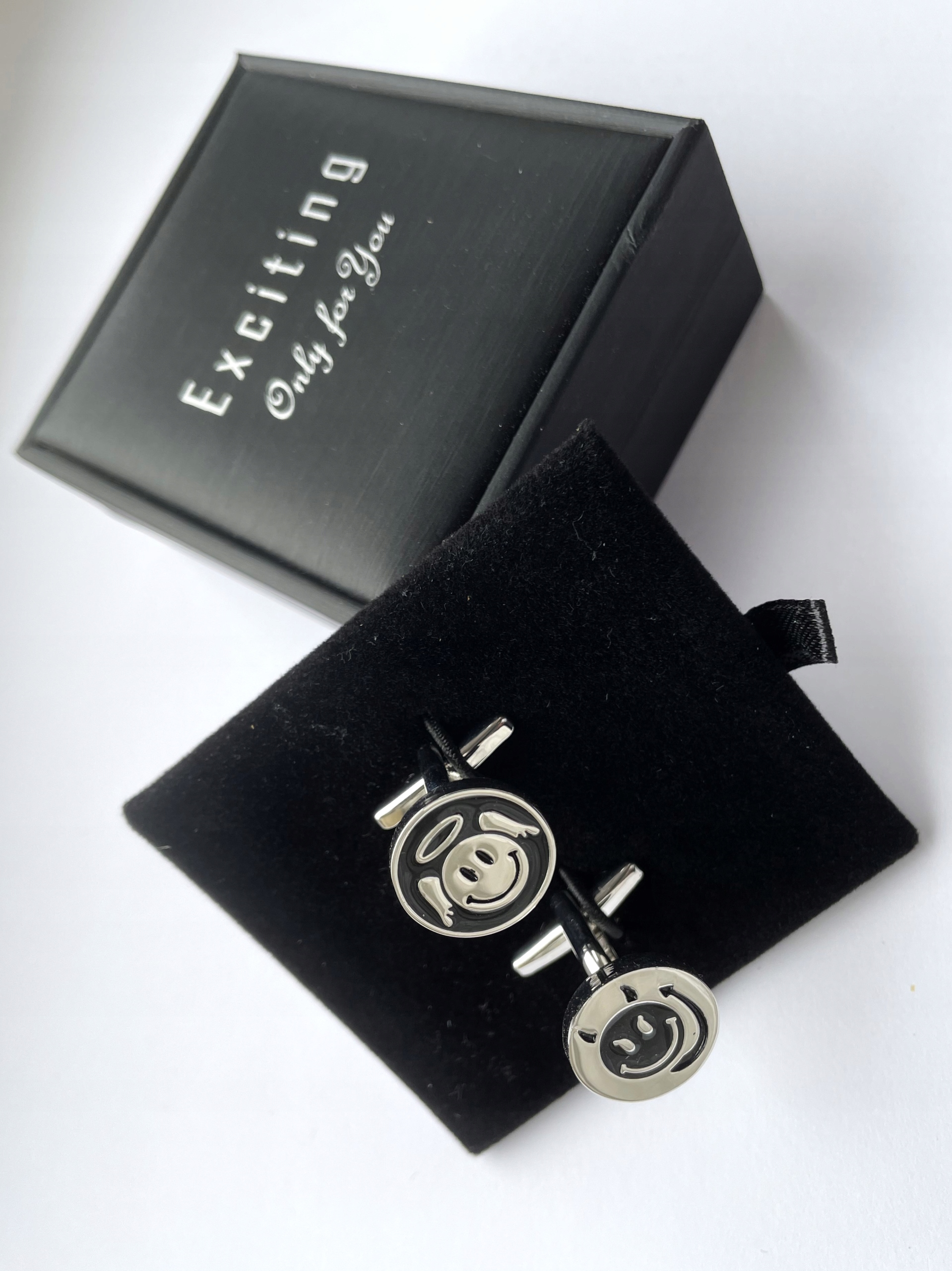 Manžetové knoflíčky Exc Anděl a ďábel pro muže, andílka a čerta