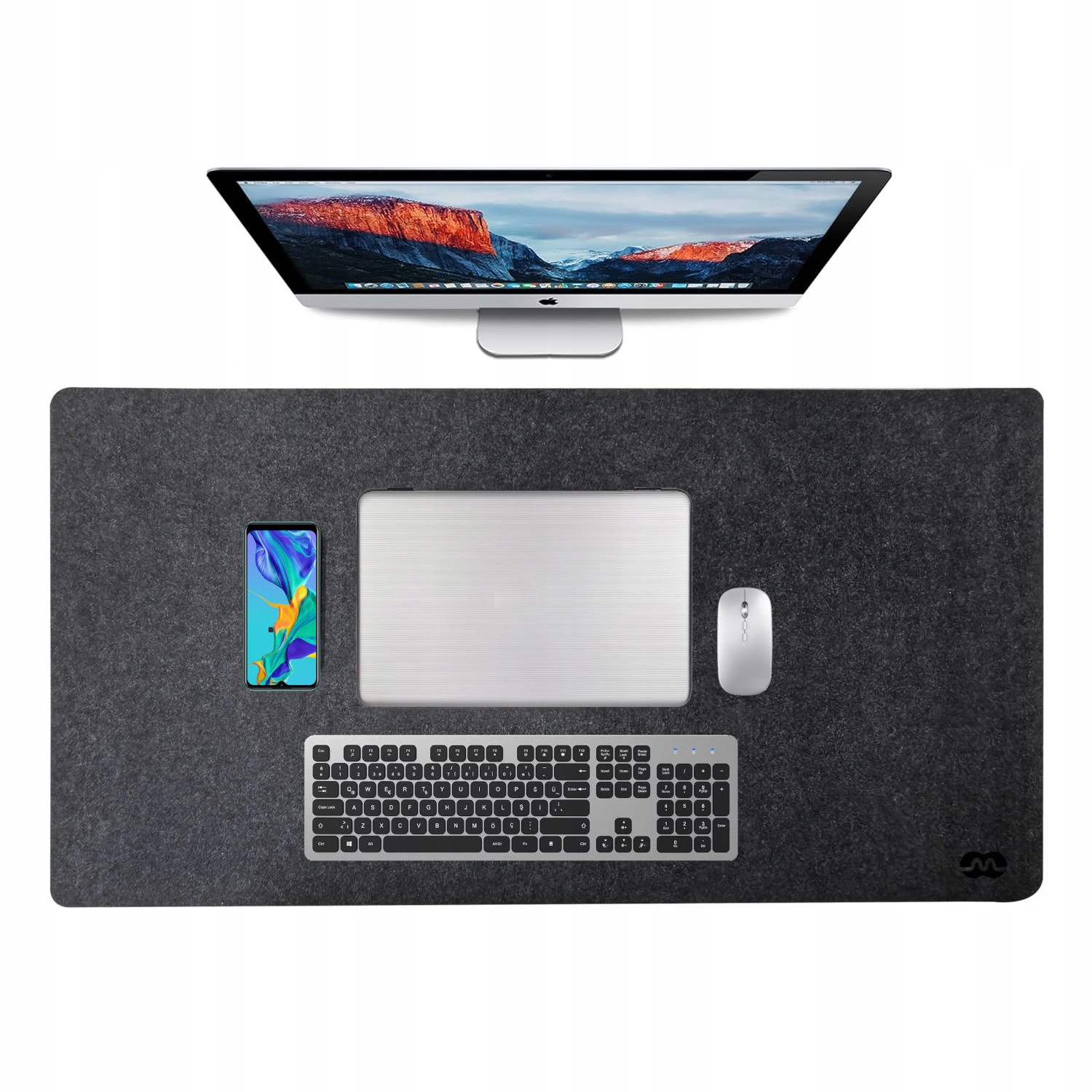 Mozos Podkładka Dla Graczy Do Biura Pod Mysz 120X60CM Wełniana Myszkę Duża