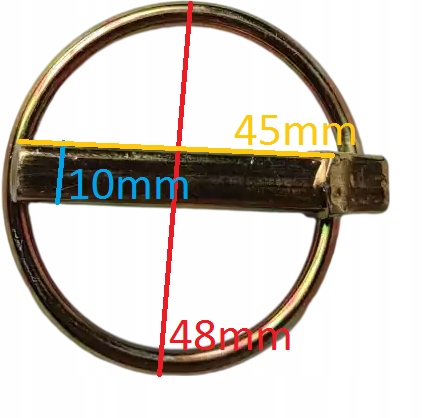 ZAWLECZKA URSUS C-330 C-360 PRZETYCZKA PIN CLIP Producent części Granit