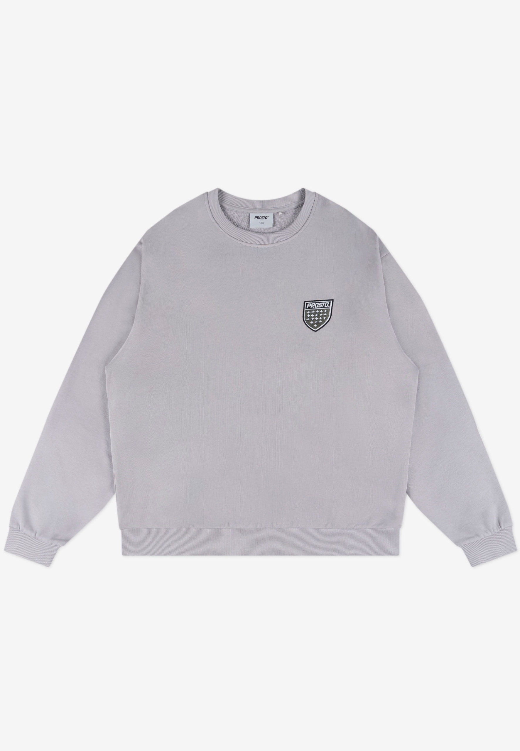 Męska szara bluza bez kaptura Prosto Shield 3XL