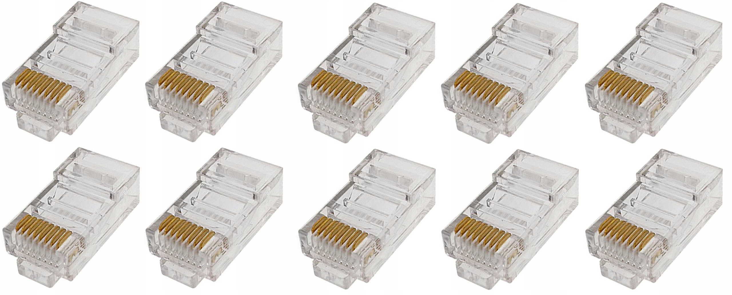

10 Szt. Wtyk RJ.45 Utp 8P8C