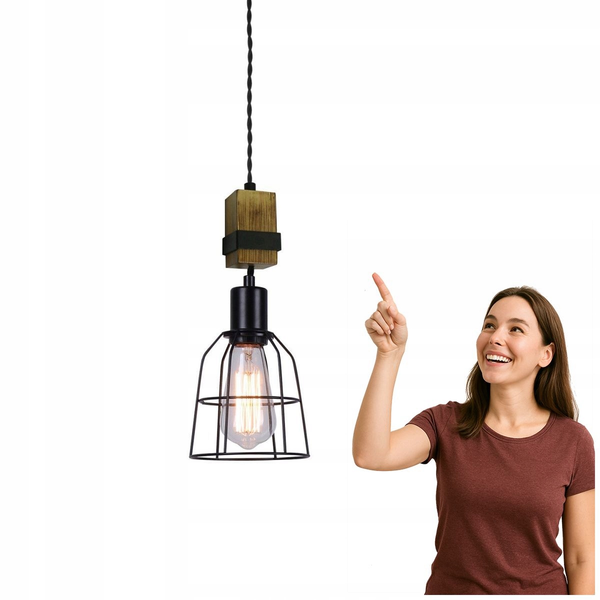 Závěsná lampa Ponte PND-4290-1-L Italux