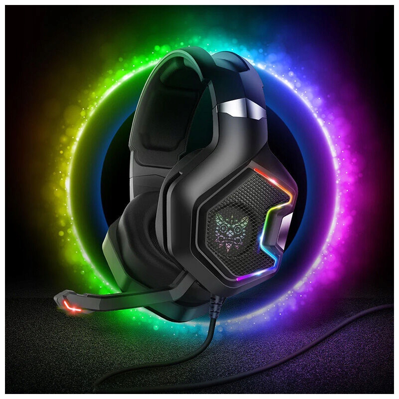 ONIKUMA K10 PRO SŁUCHAWKI GAMINGOWE DLA GRACZY NAUSZNE PRZEWODOWE RGB LED Marka Onikuma