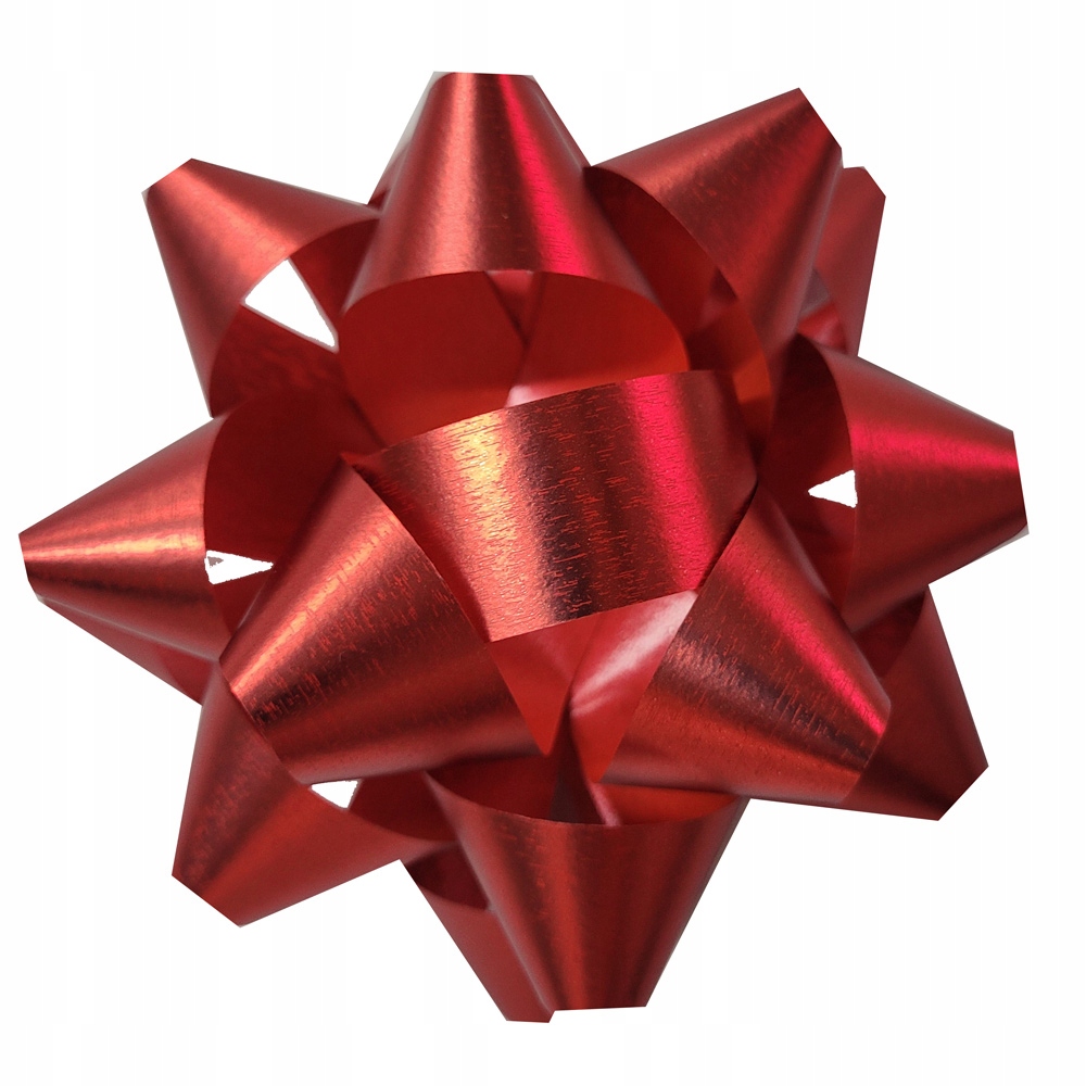 

Rozetka Czerwona Kokarda do prezentów 12cm 7D