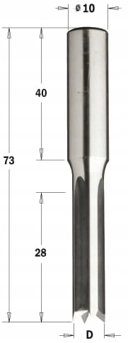 Cmt 105.120.30 Vrták Hl D=12 I=28 L=73 S=10x40 Z=4 Rh&lh
