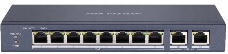 

Switch Hikvision DS-3E0310P-E/M 10 portów 8x PoE