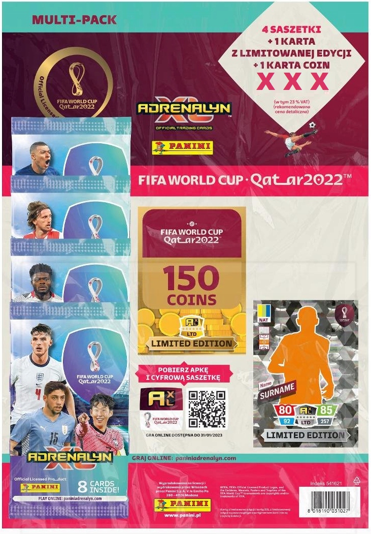 WORLD CUP QATAR 2022 SASZETKI MULTIPACK LIMITED