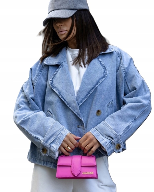 Cocomore Dámská bunda Oversize Jeans Modrá 40/L Novinka