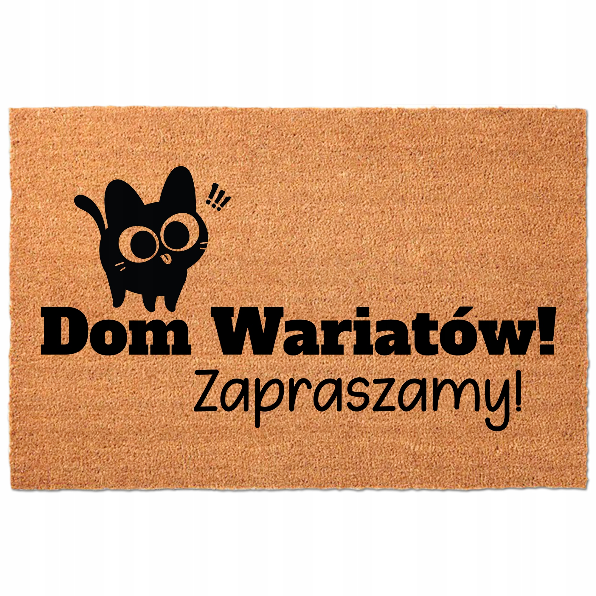 Vstupní Rohožka Kokosová 60X90 Humor Potisk Stylový Dům Bláznů